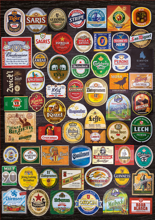 Beer Labels Collage 1500pc