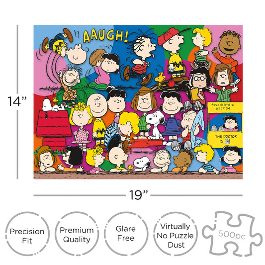Peanuts Cast 500pc