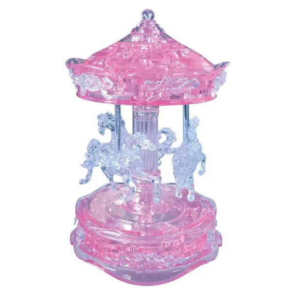 Deluxe Crystal Puzzle - Pink Carousel