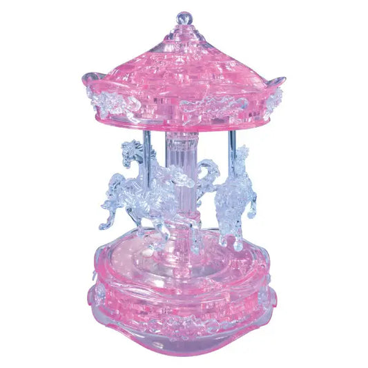 Deluxe Crystal Puzzle - Pink Carousel