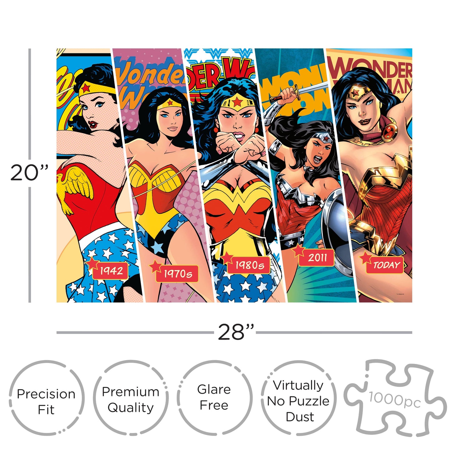 DC Comics Wonder Woman Timeline 1000pc