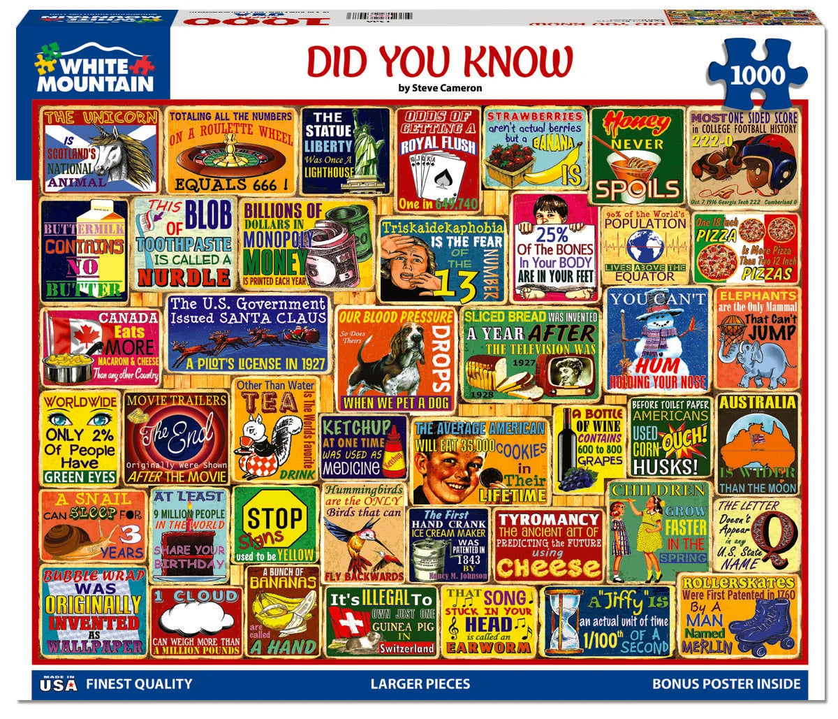 Did You Know 1000pc