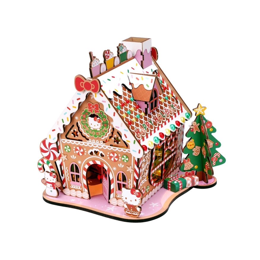 Miniature House Kit: Hello Kitty Gingerbread House