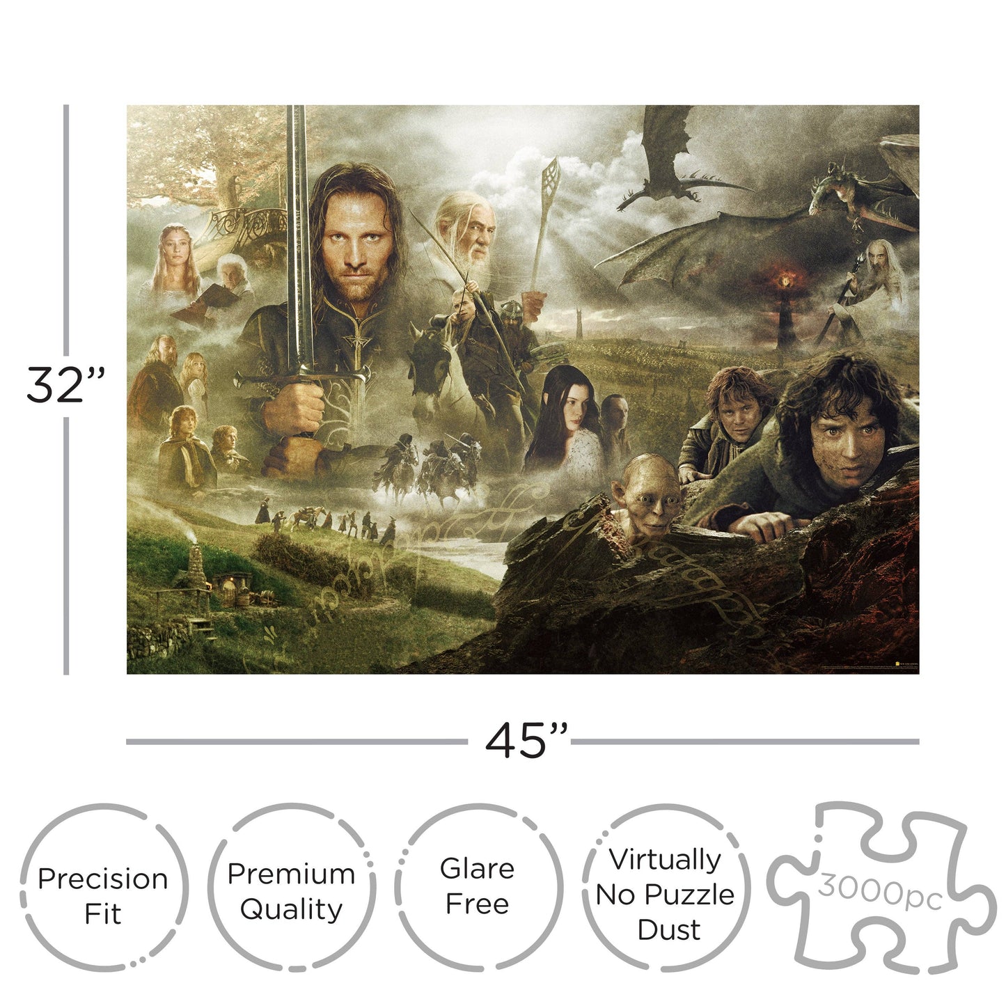 Lord of the Rings 3000pc