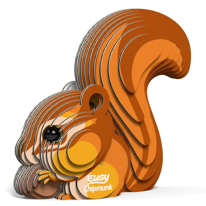 Eugy 3D Wood Puzzle: Chipmunk