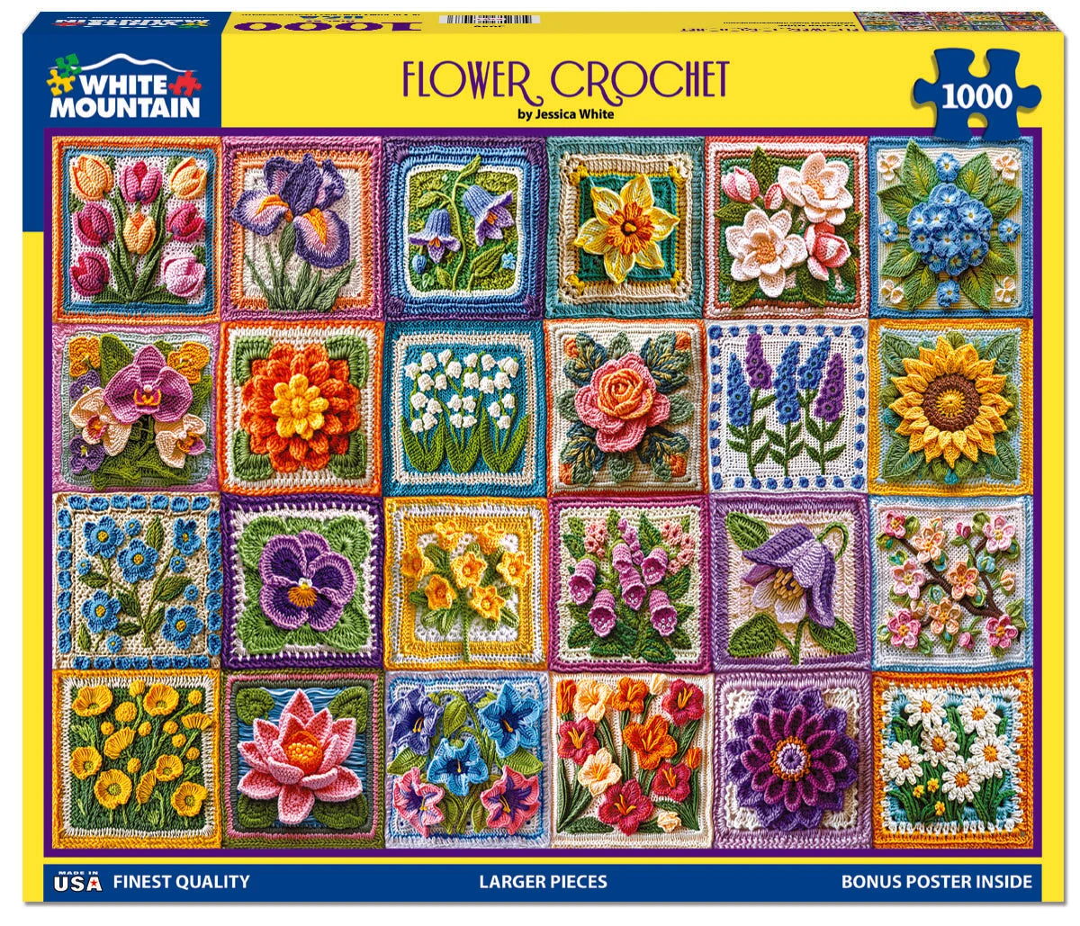Flower Crochet 1000pc