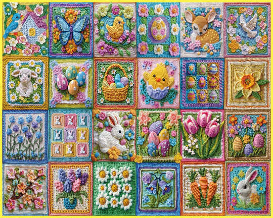 Easter Crochet 1000pc