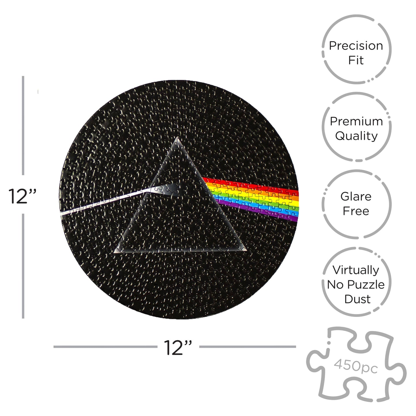 Vinyl Album Round: Pink Floyd Dark Side 450pc