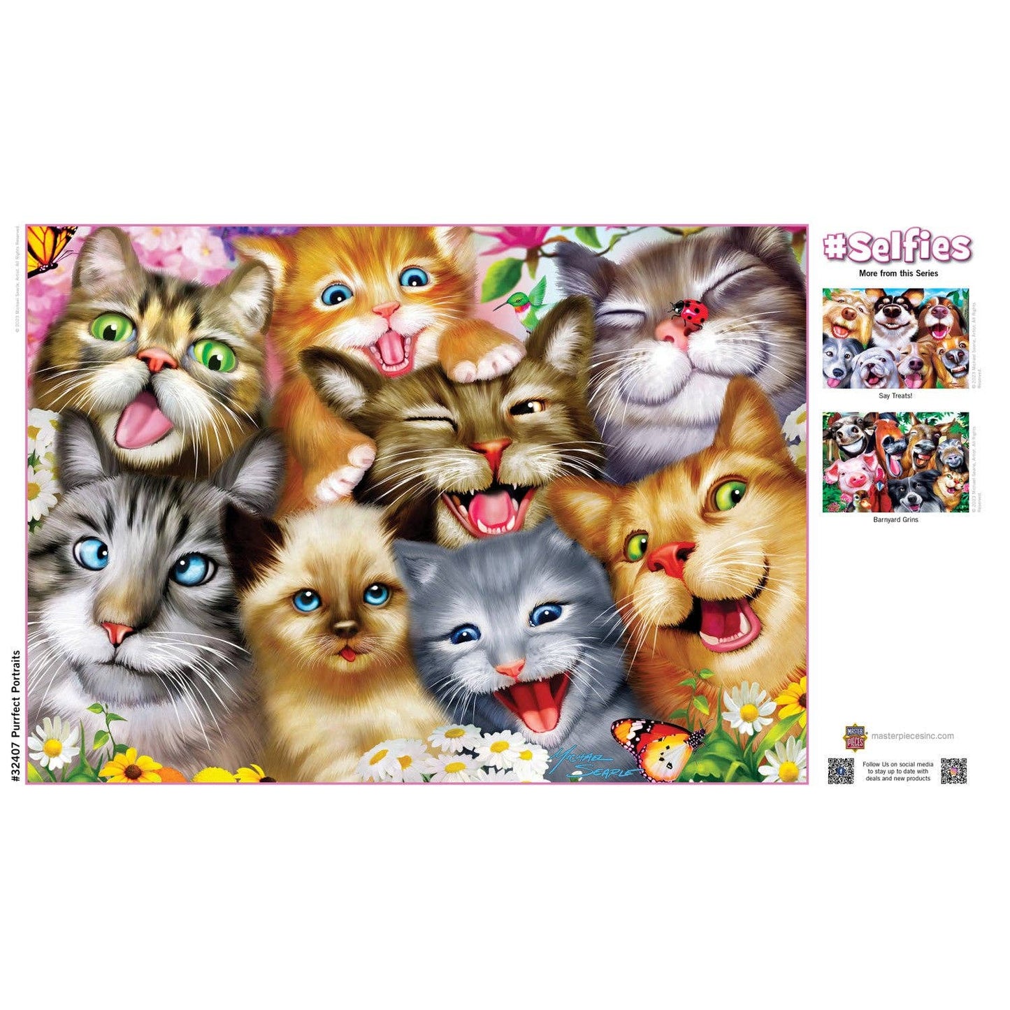 Selfies - Purrfect Portraits 500pc