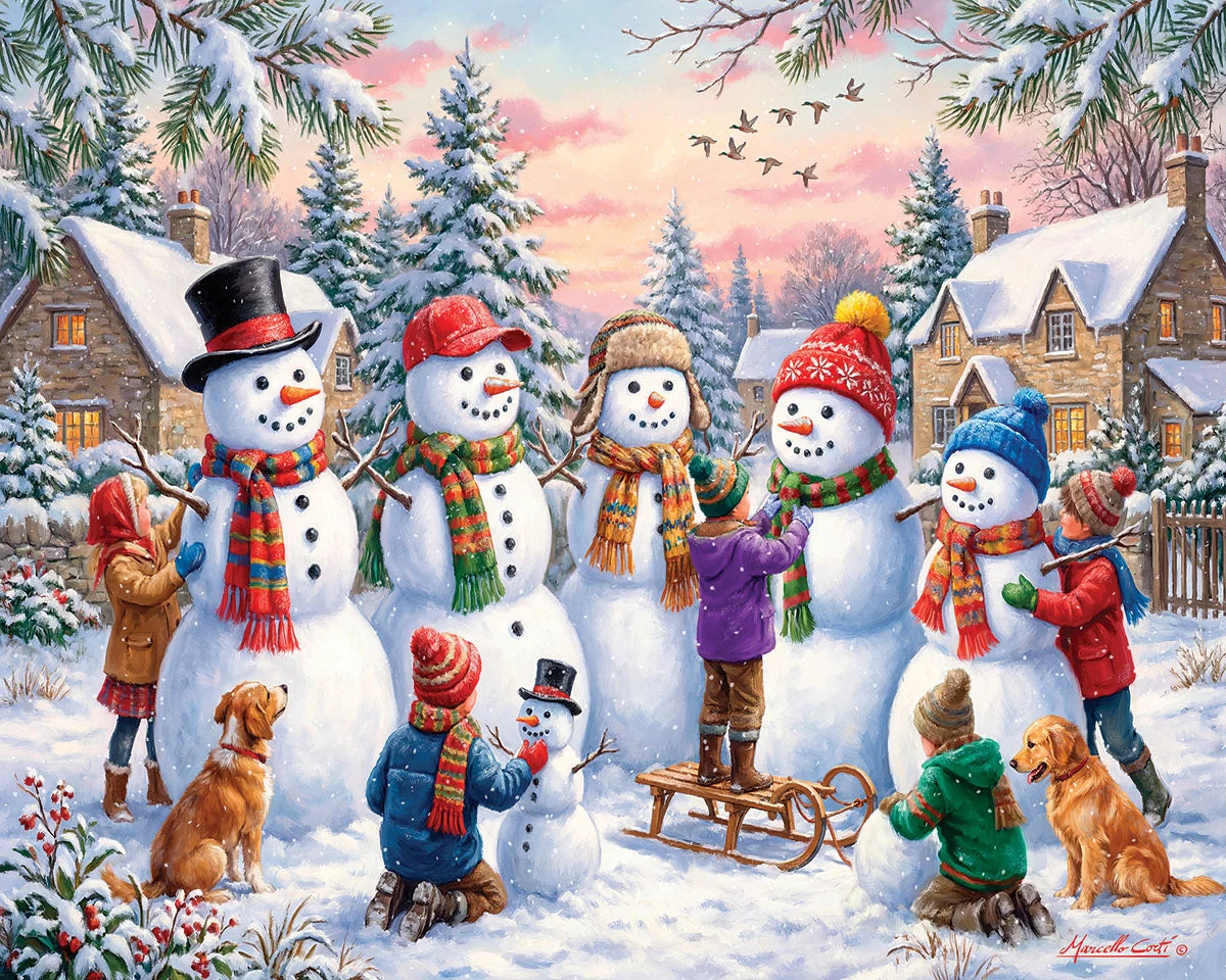 Building Snowmen 500pc