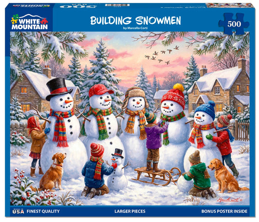 Building Snowmen 500pc