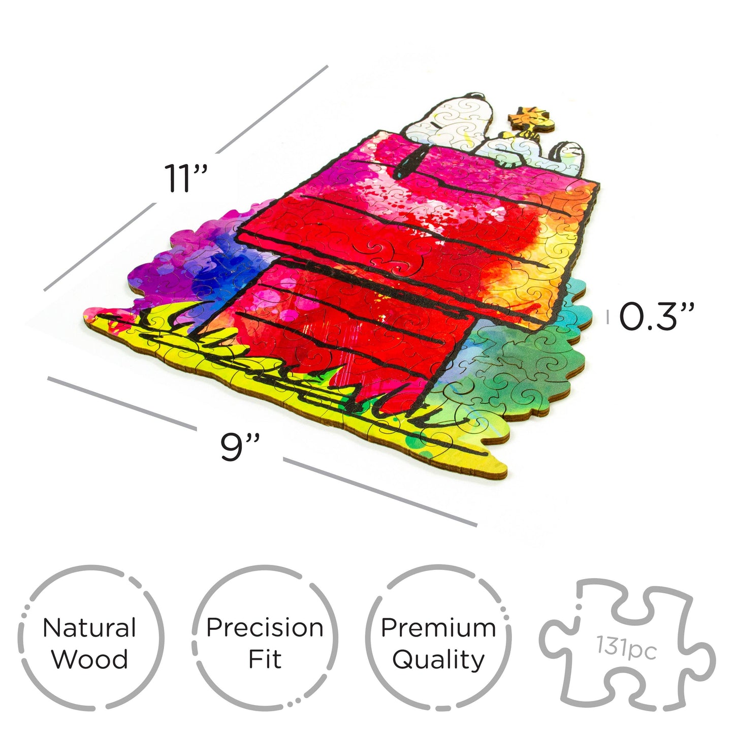 Peanuts Snoopy Wood Puzzle