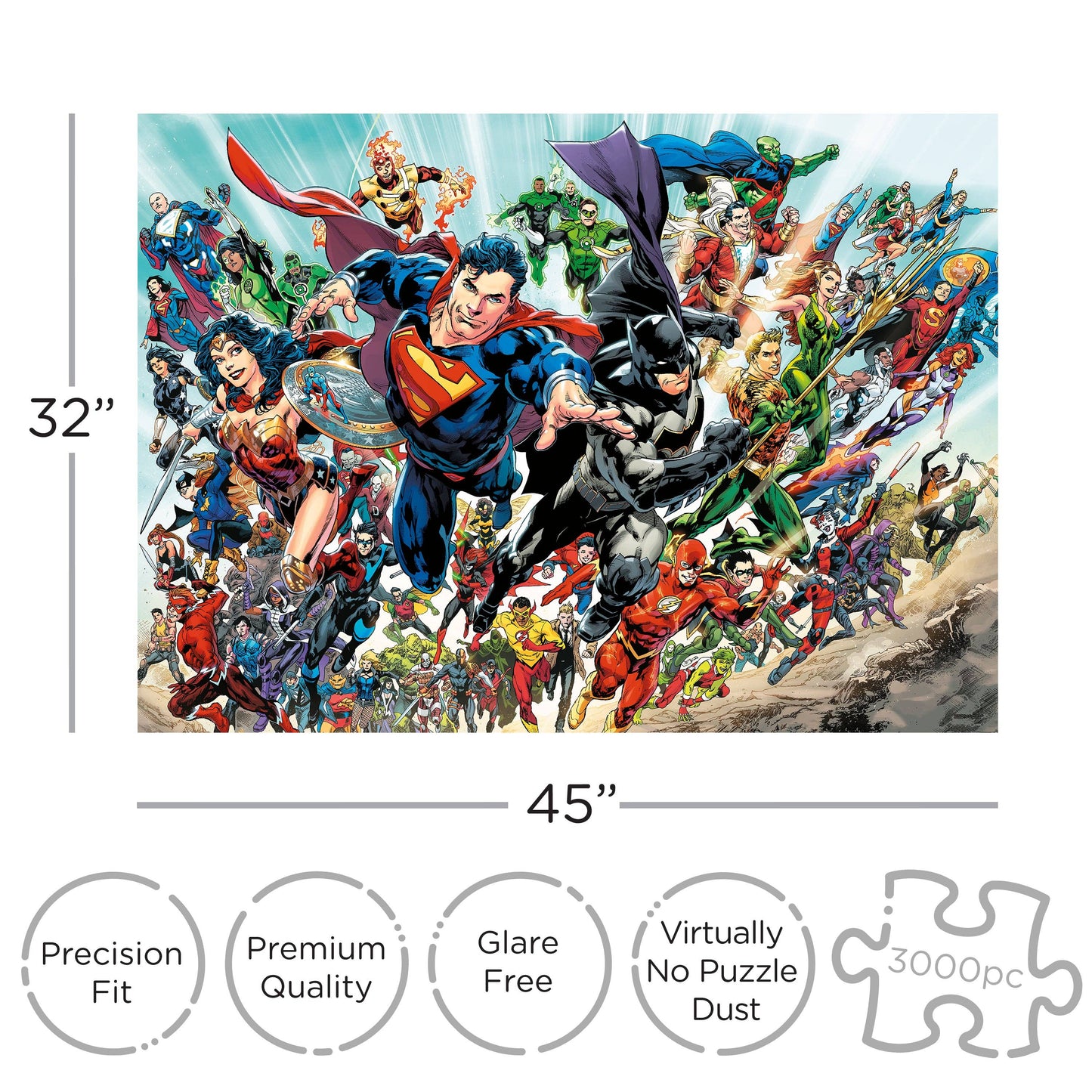 DC Comics Cast 3000pc