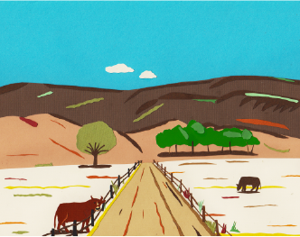 Cows in the Fields by Meredith Britt 52pc