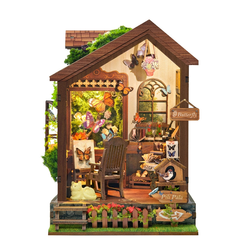 Miniature House Kit: Butterfly Workshop