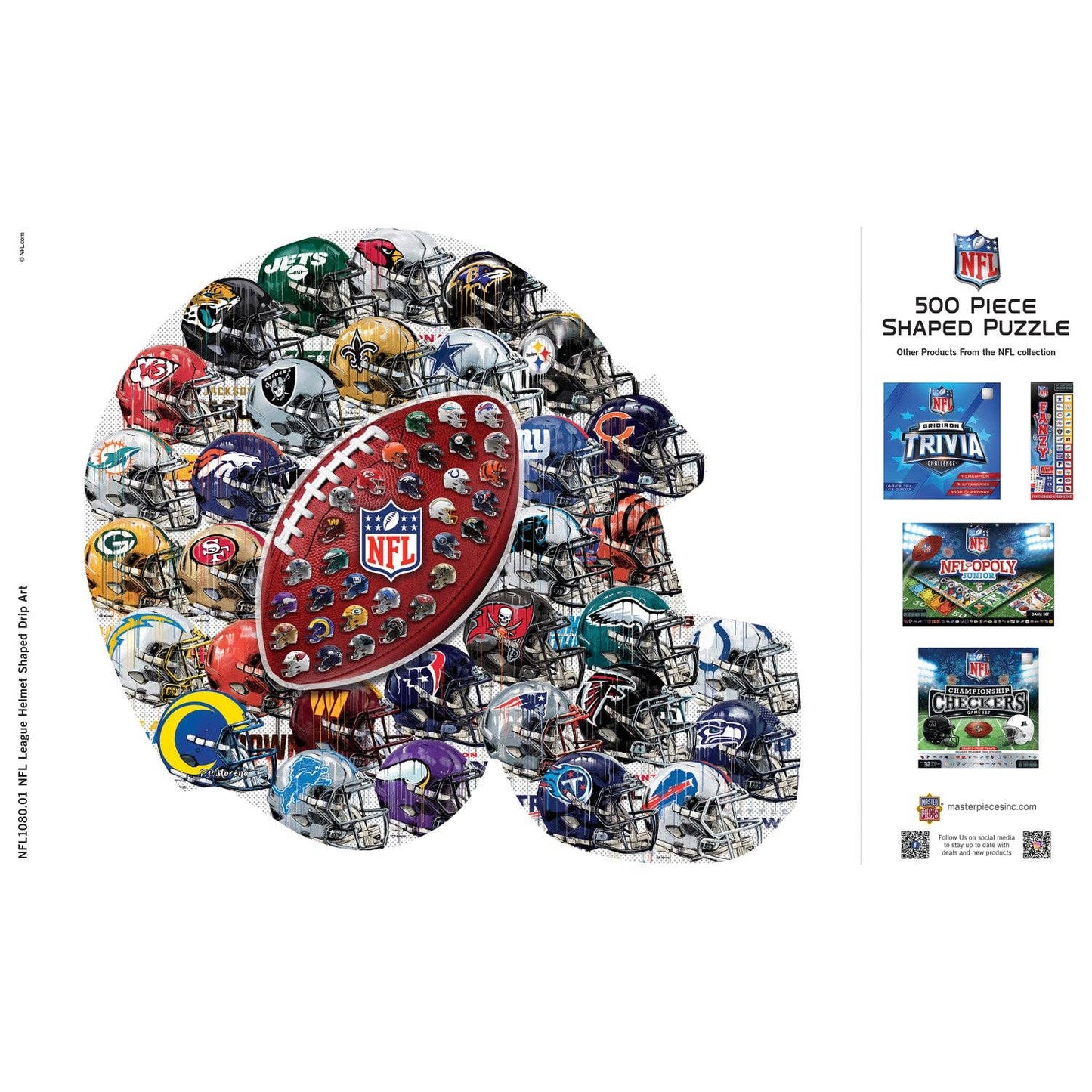NFL - Helmet Drip Art 500pc