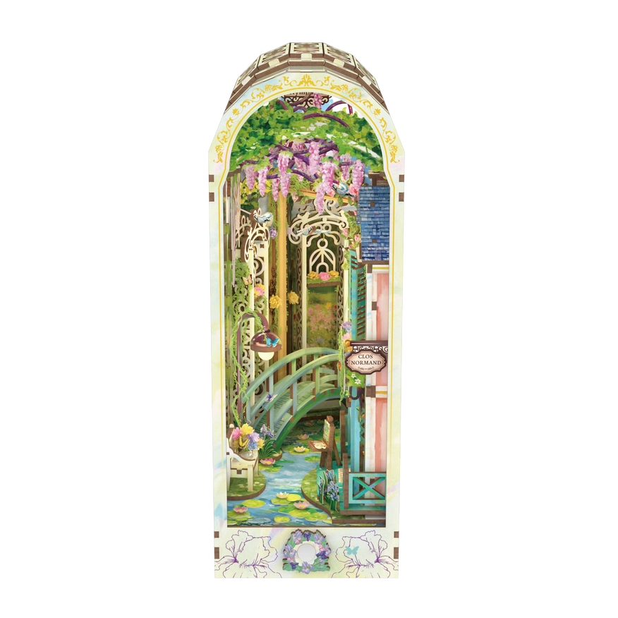 Book Nook: Giverny Garden with Dust Cover