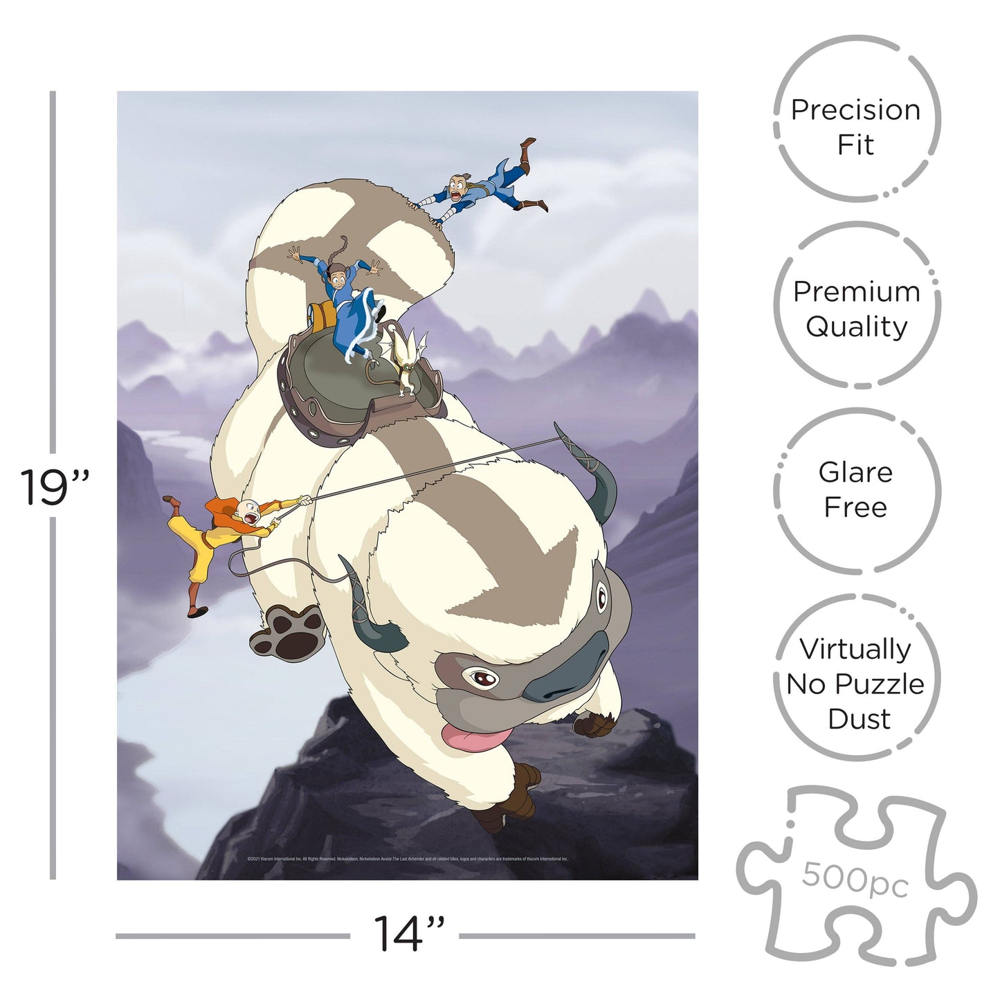 Avatar Appa and Gang 500pc