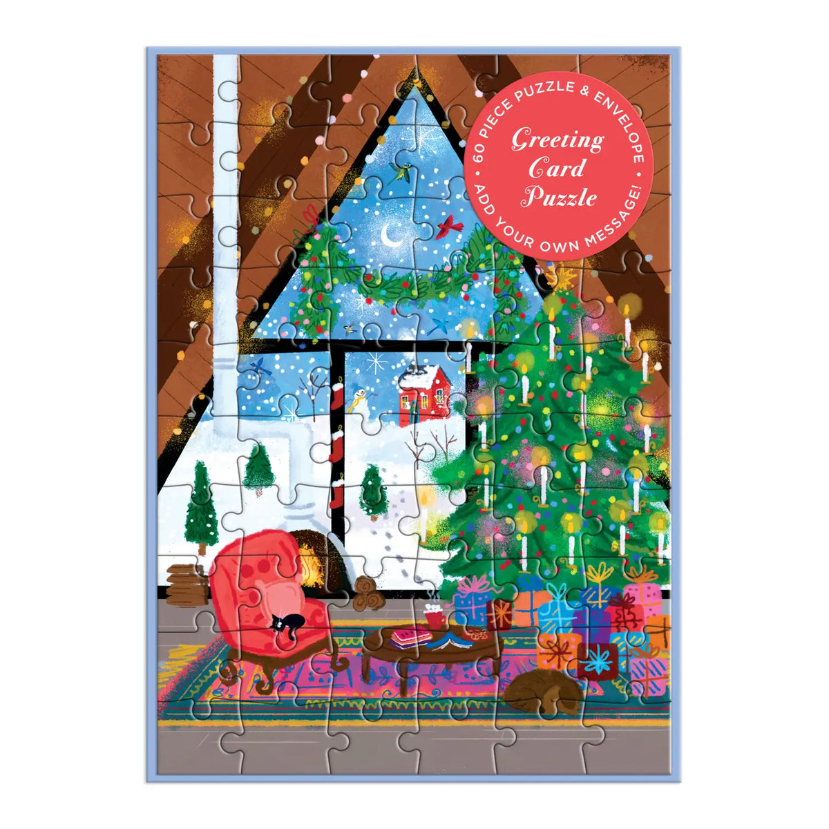 Joy Laforme Cozy Cabin Greeting Card 60pc