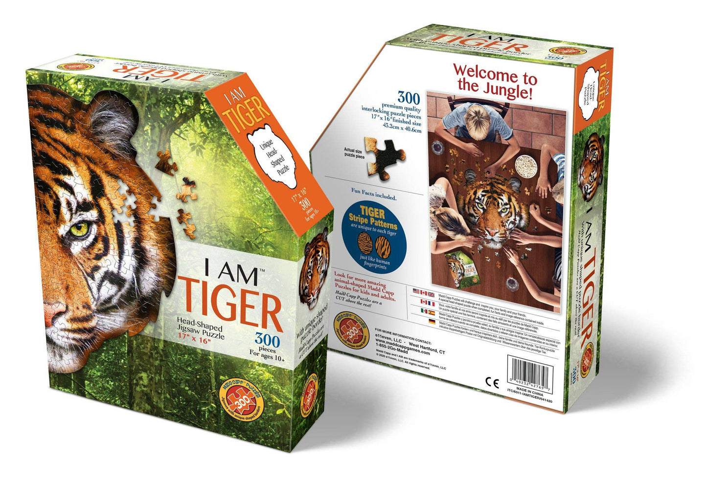I AM Tiger - Shaped 300pc