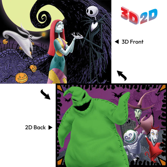 The Nightmare Before Christmas 3D/2D Double-Sided Lenticular 500pc