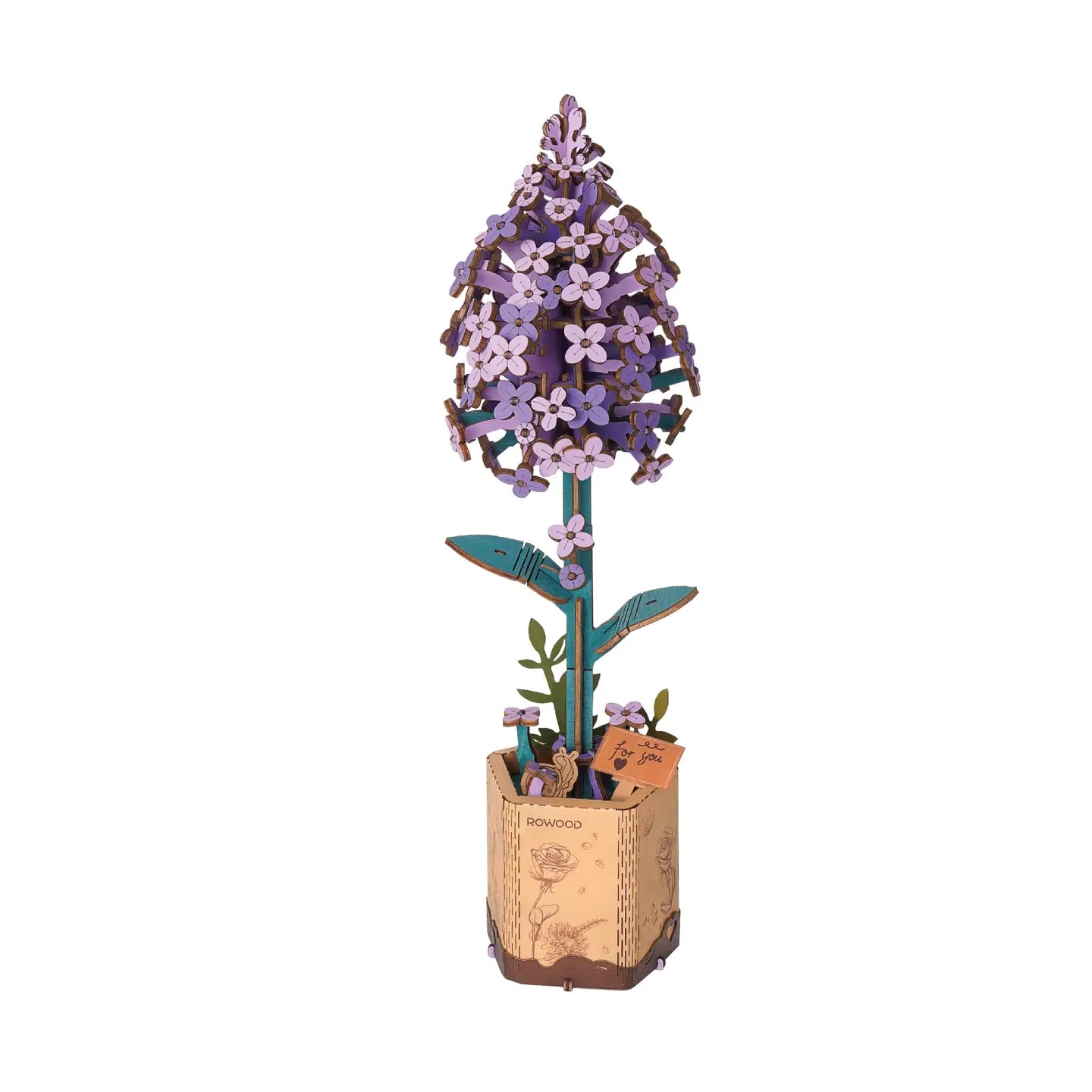 Wooden Flower: Lilac