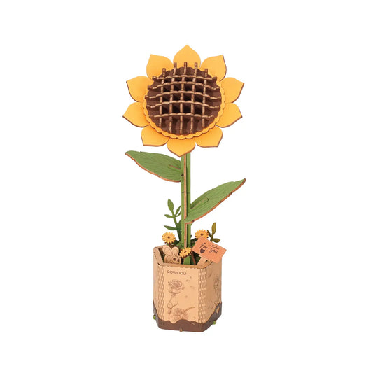 Wooden Flower: Sunflower