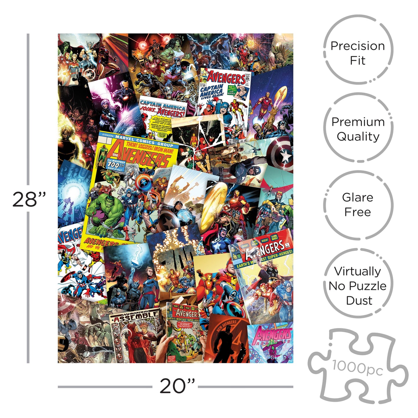 Marvel Avengers Collage 1000pc