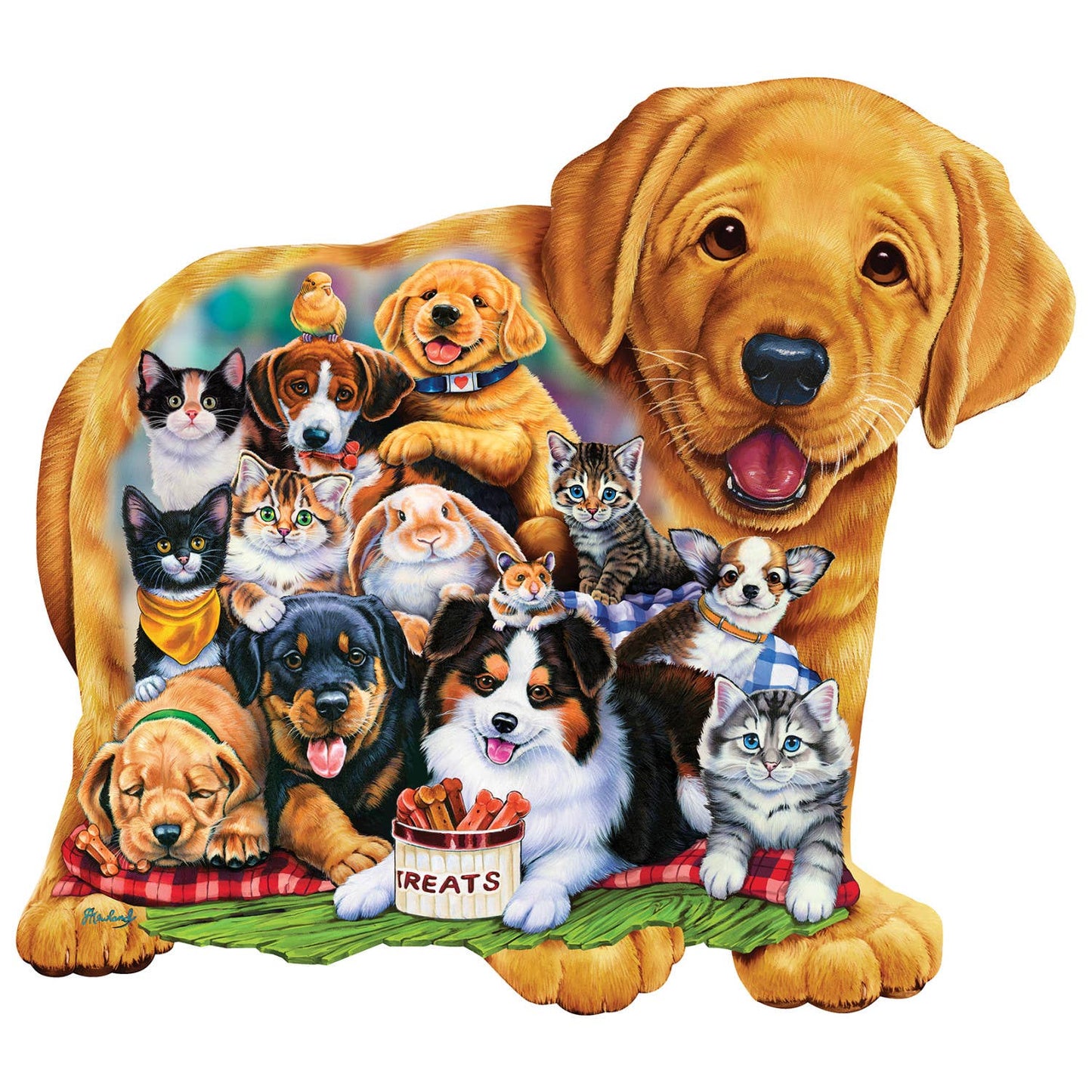 Puppy Pals Shaped - 100pc