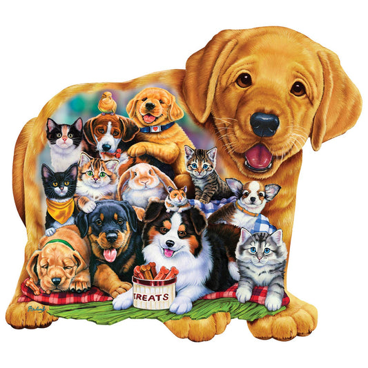 Puppy Pals Shaped - 100pc