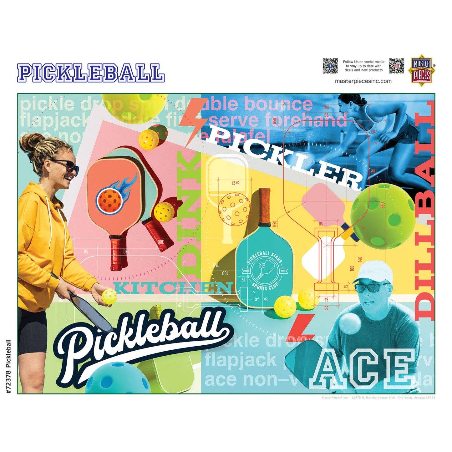 Pickleball - 1000pc