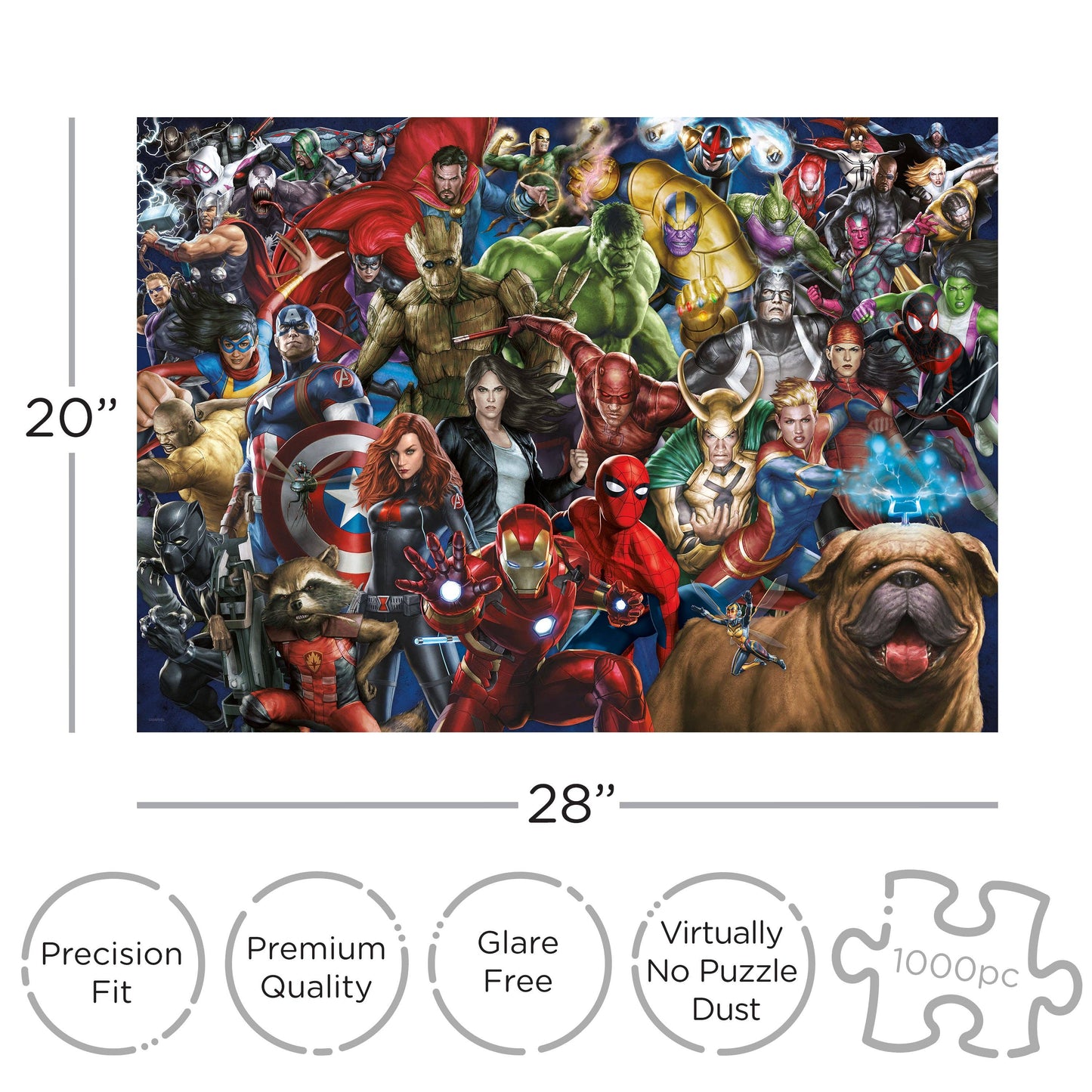 Marvel-Cast Gallery 1000pc