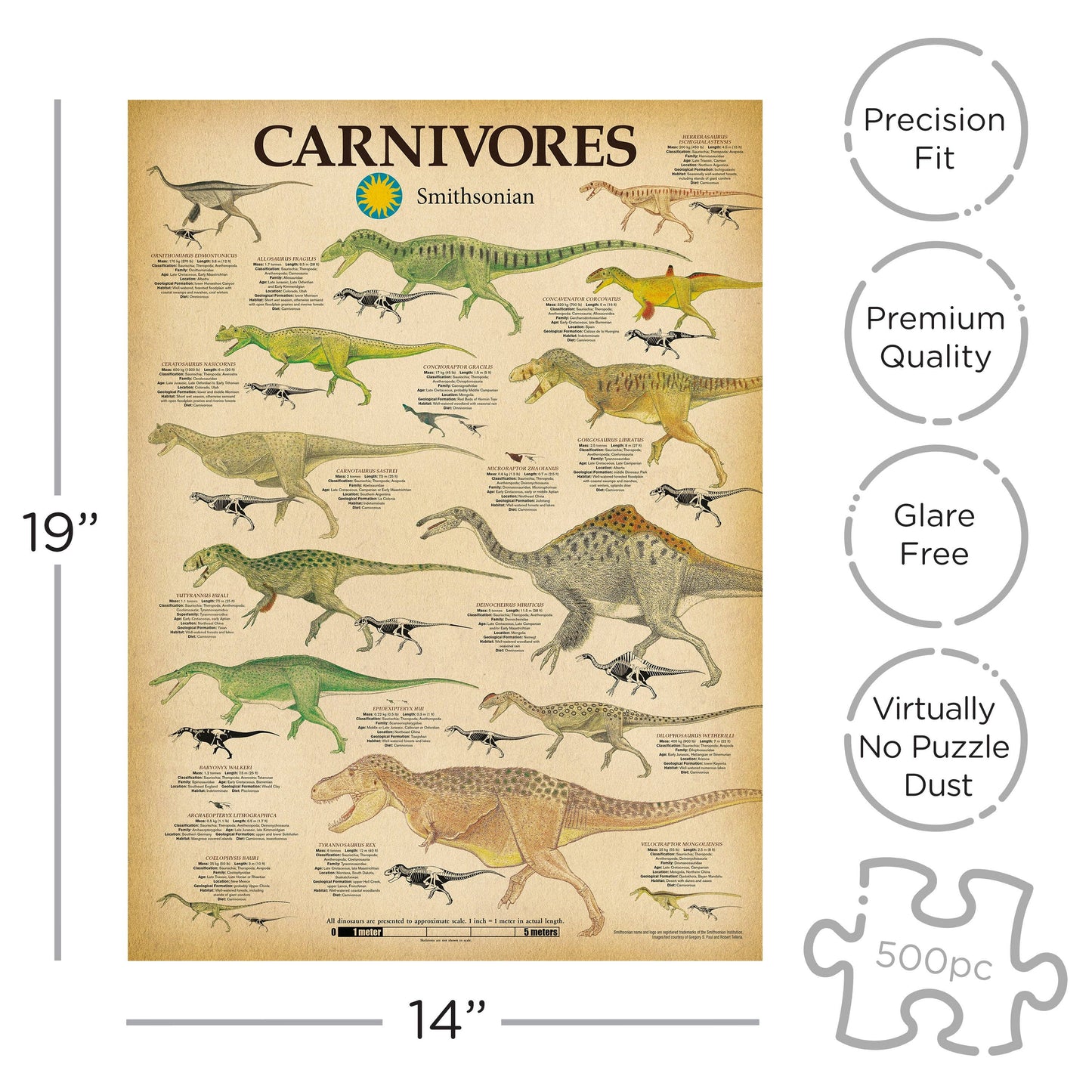 Smithsonian Carnivores 500pc