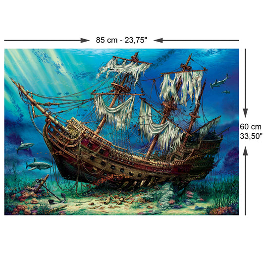 Shipwreck Sea 1500pc