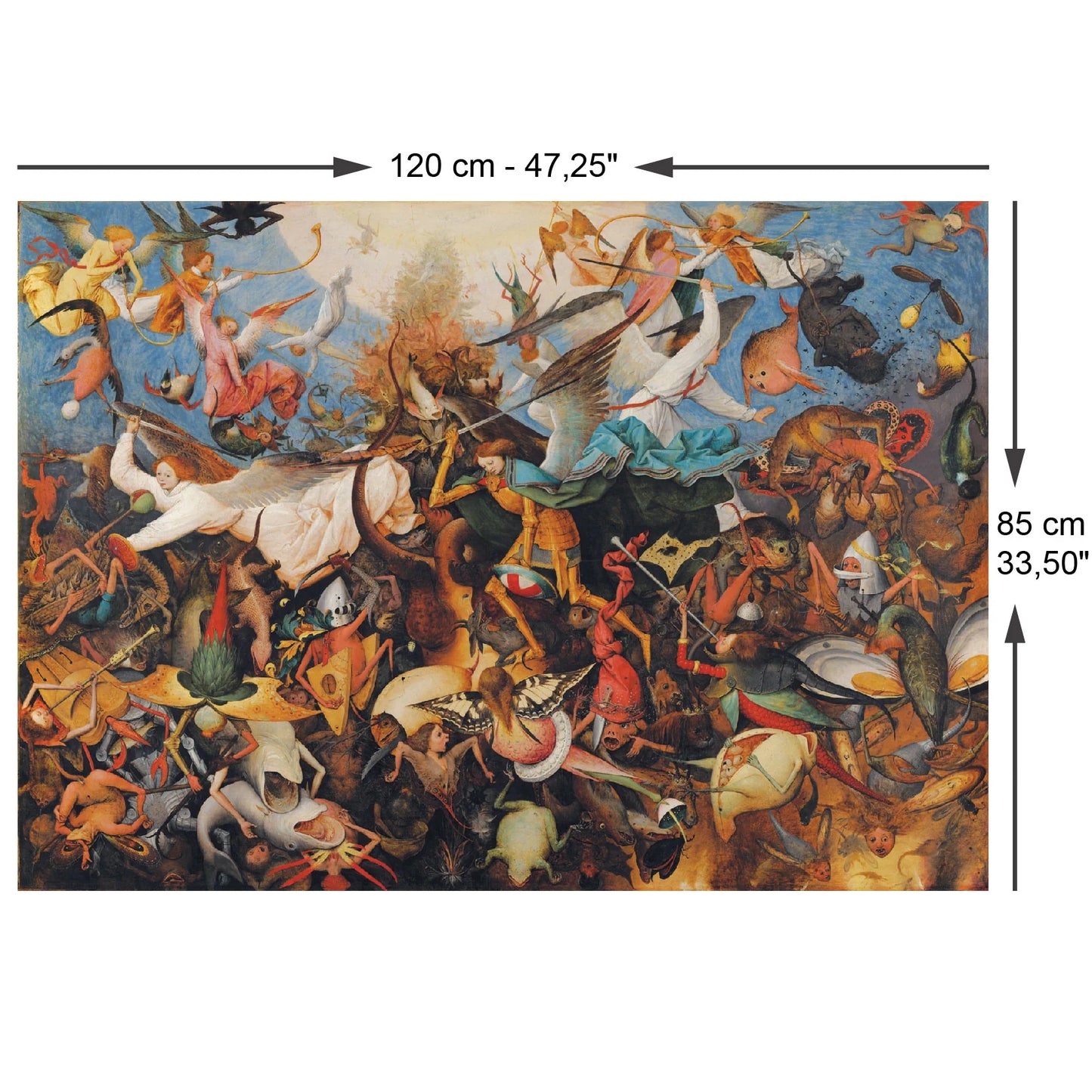 The Fall of the Rebel Angels (Bruegel) 3000pc