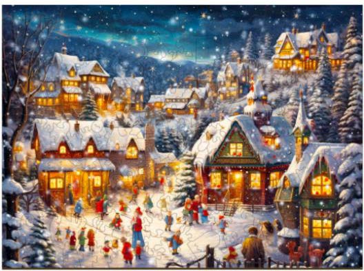 Lively Snow Night (L)