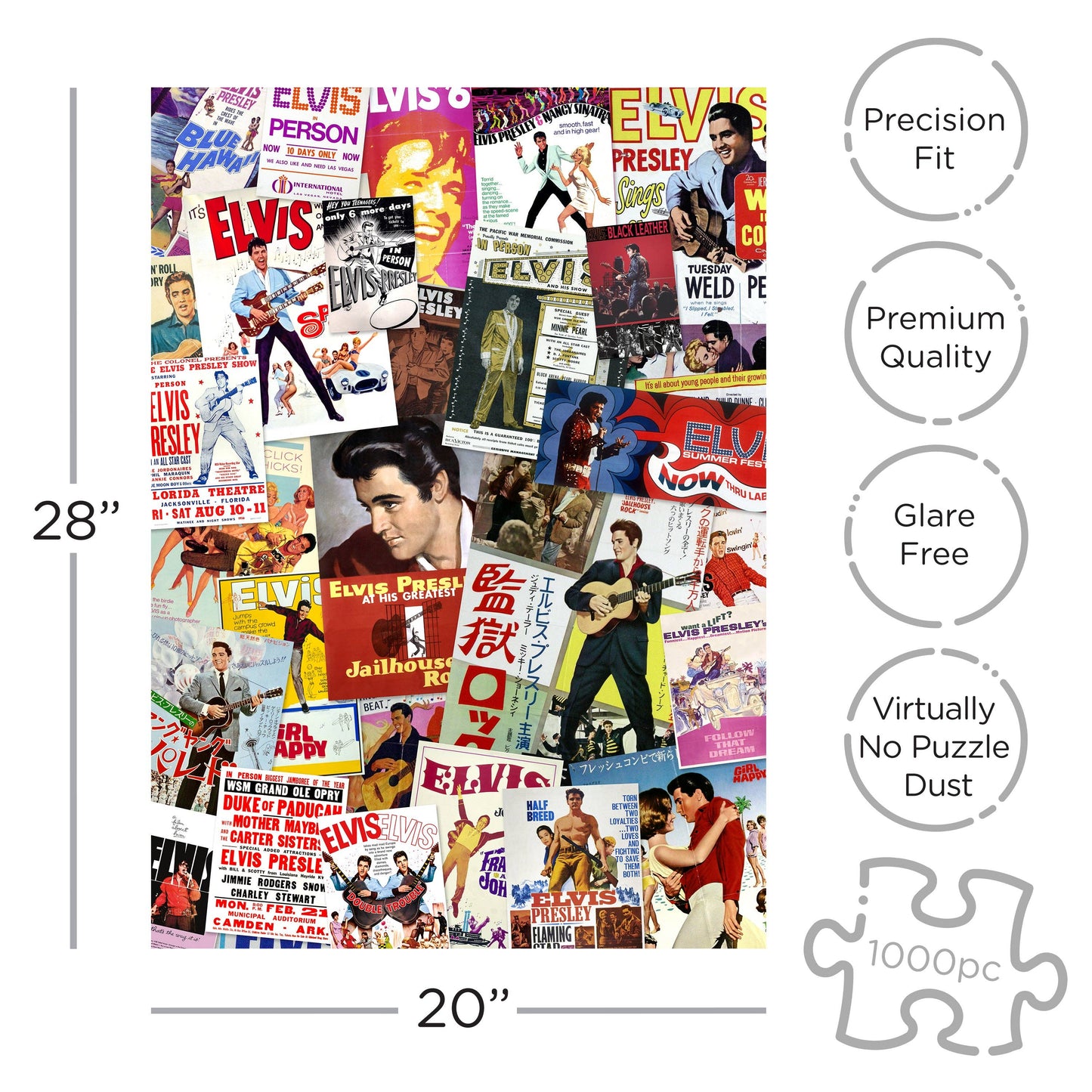 Elvis- Movie Poster Collage 1000pc