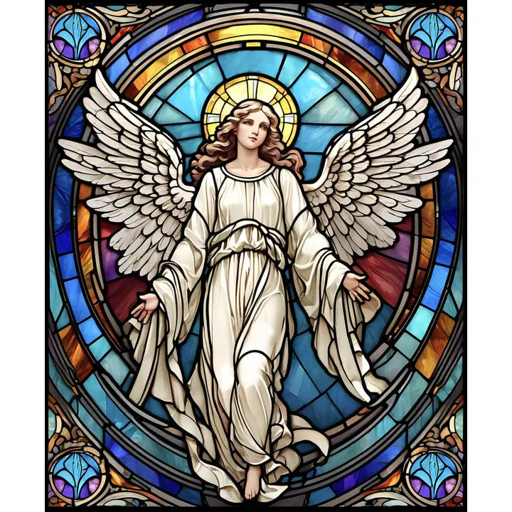 Stained Glass Angel 1000pc