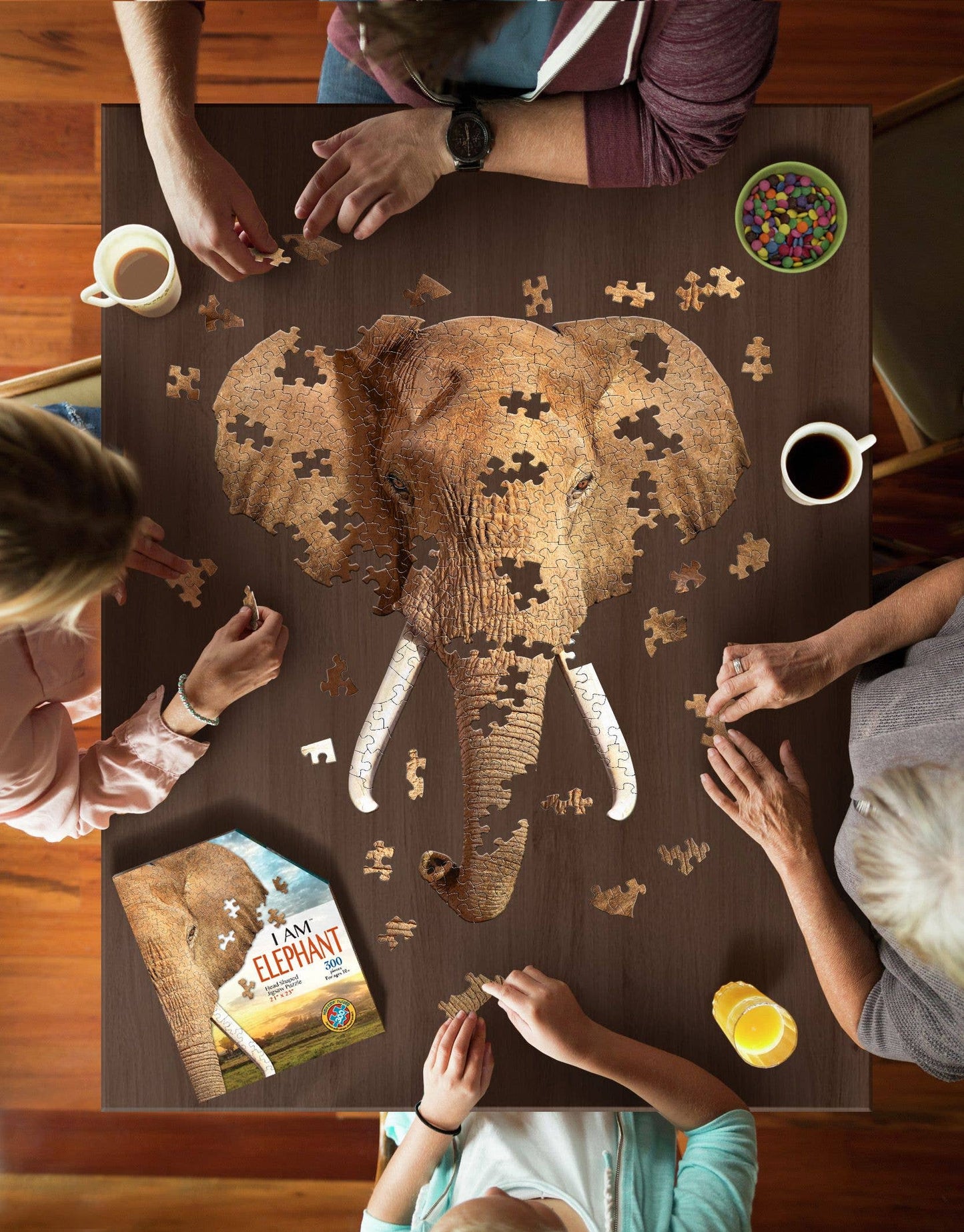 I AM Elephant - Shaped 300pc
