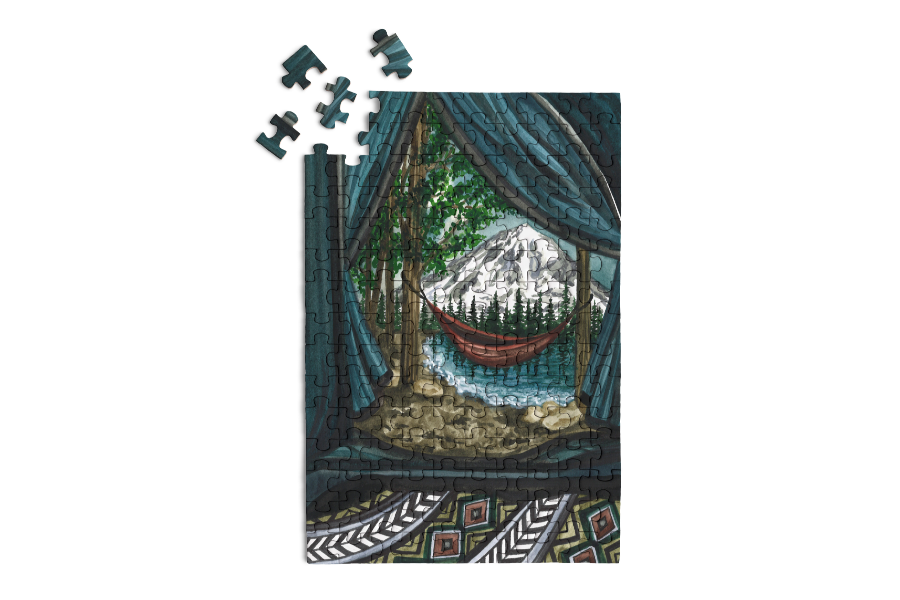Mt. Rainier National Park Micro Tube 150pc