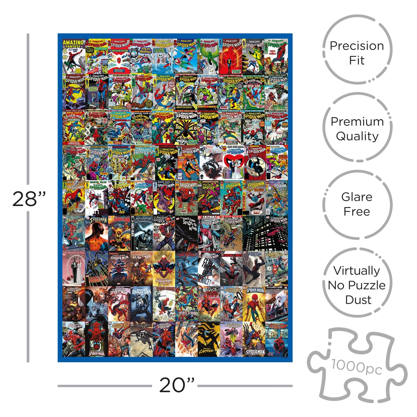 Marvel Spider-Man Covers 1000pc