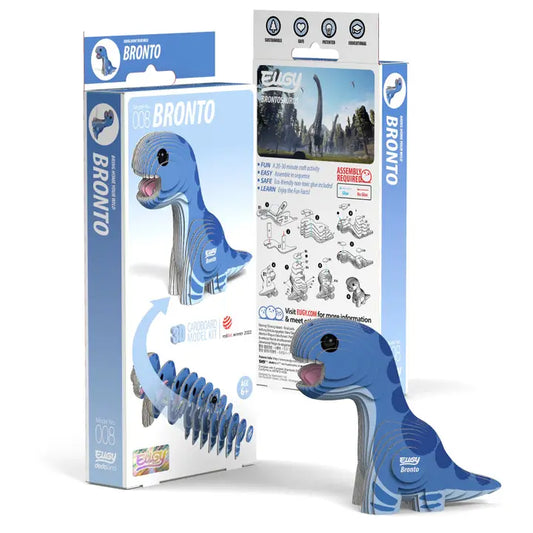 Eugy 3D Wood Puzzle: Bronto