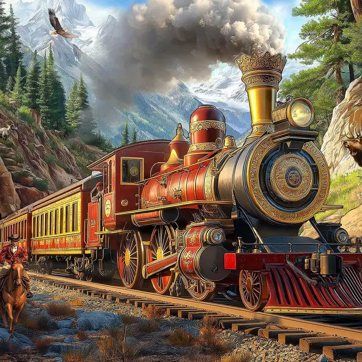 Western Train 1000pc