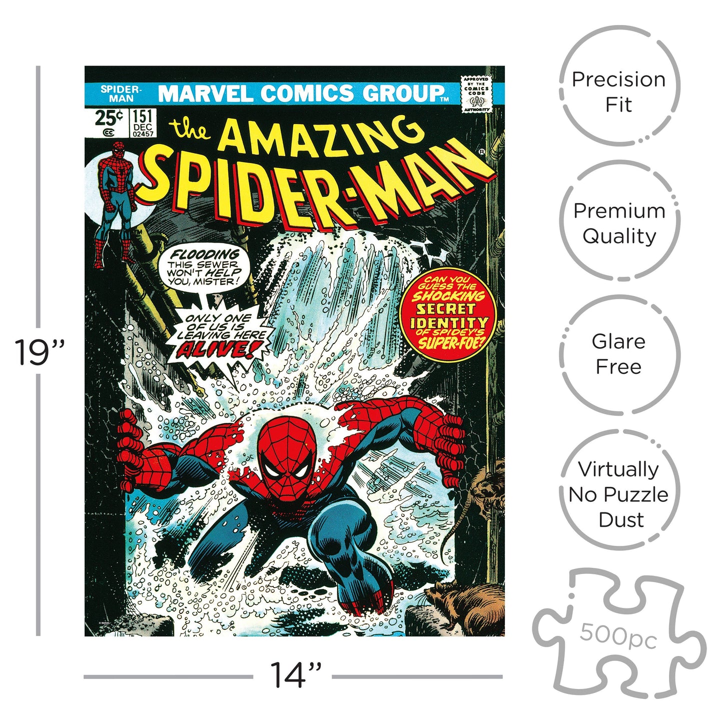 Marvel Spider-Man Cover 500pc