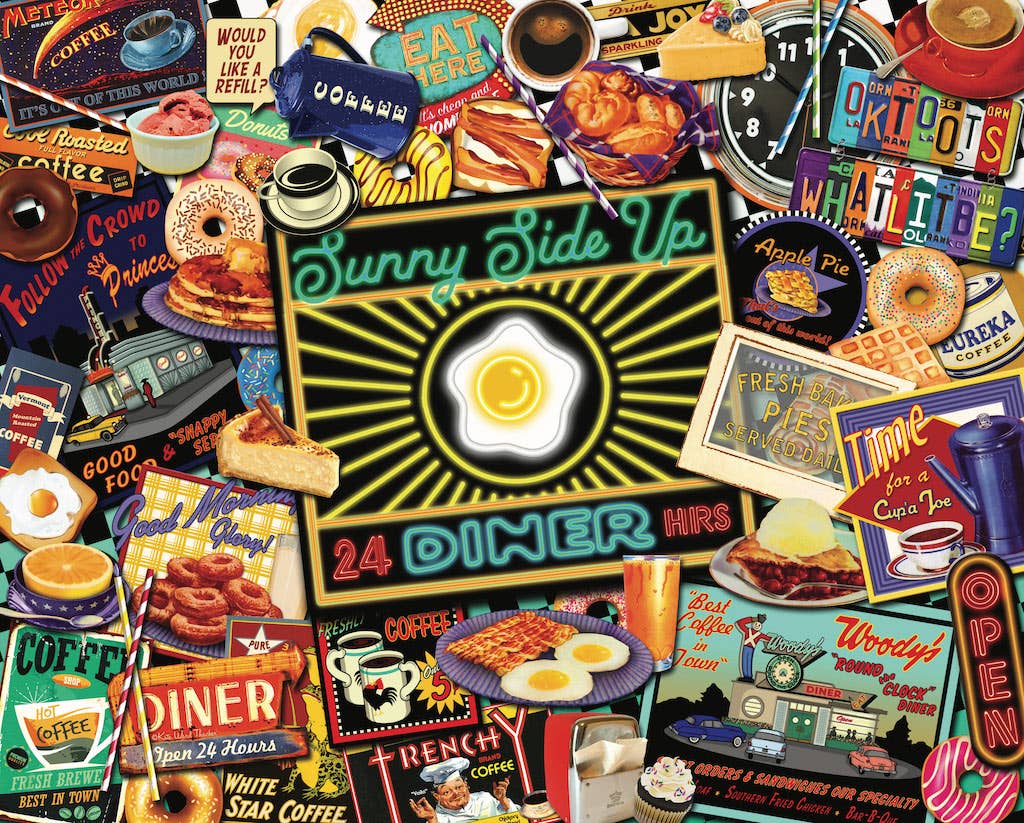 Boomer's Favorite Diners by Kate Ward Thacker 1000pc