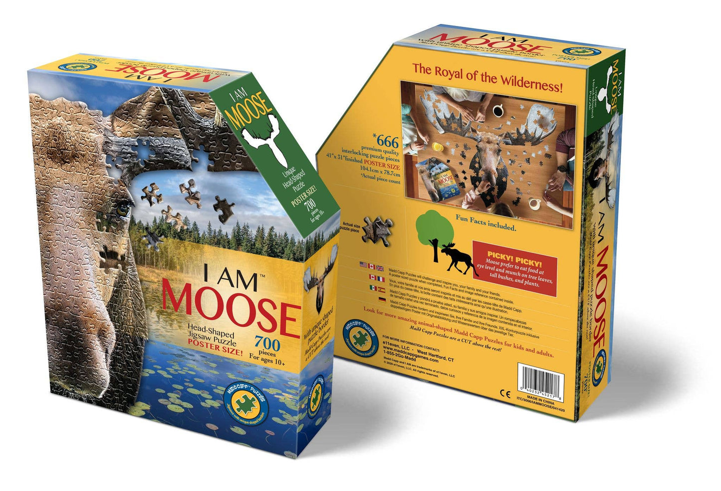 I AM Moose - Shaped 700pc