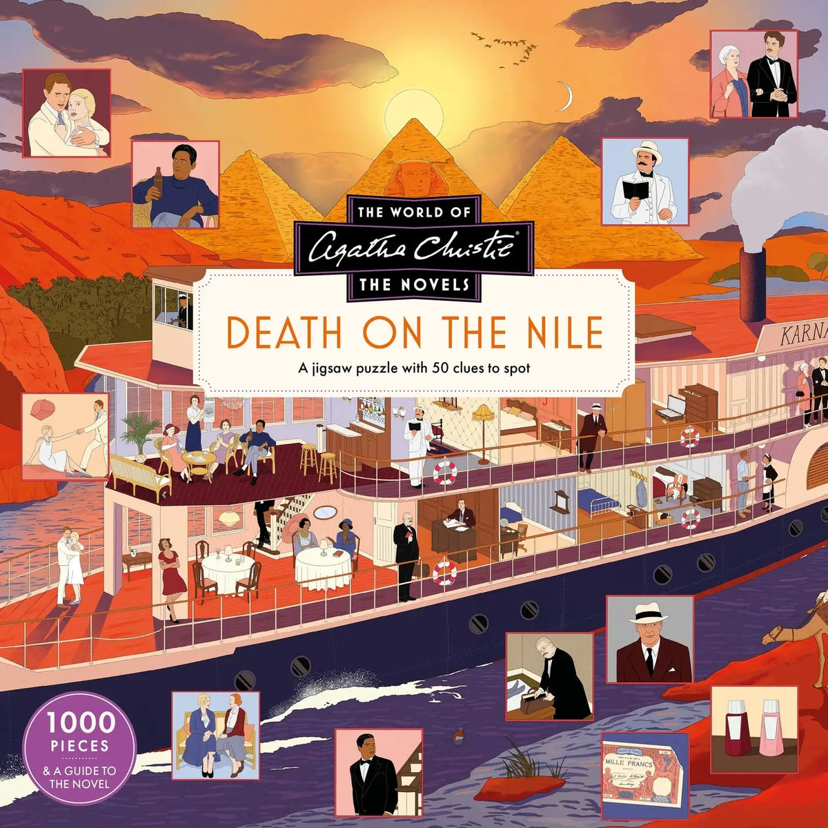 The World of Agatha Christie Death on the Nile 1000pc