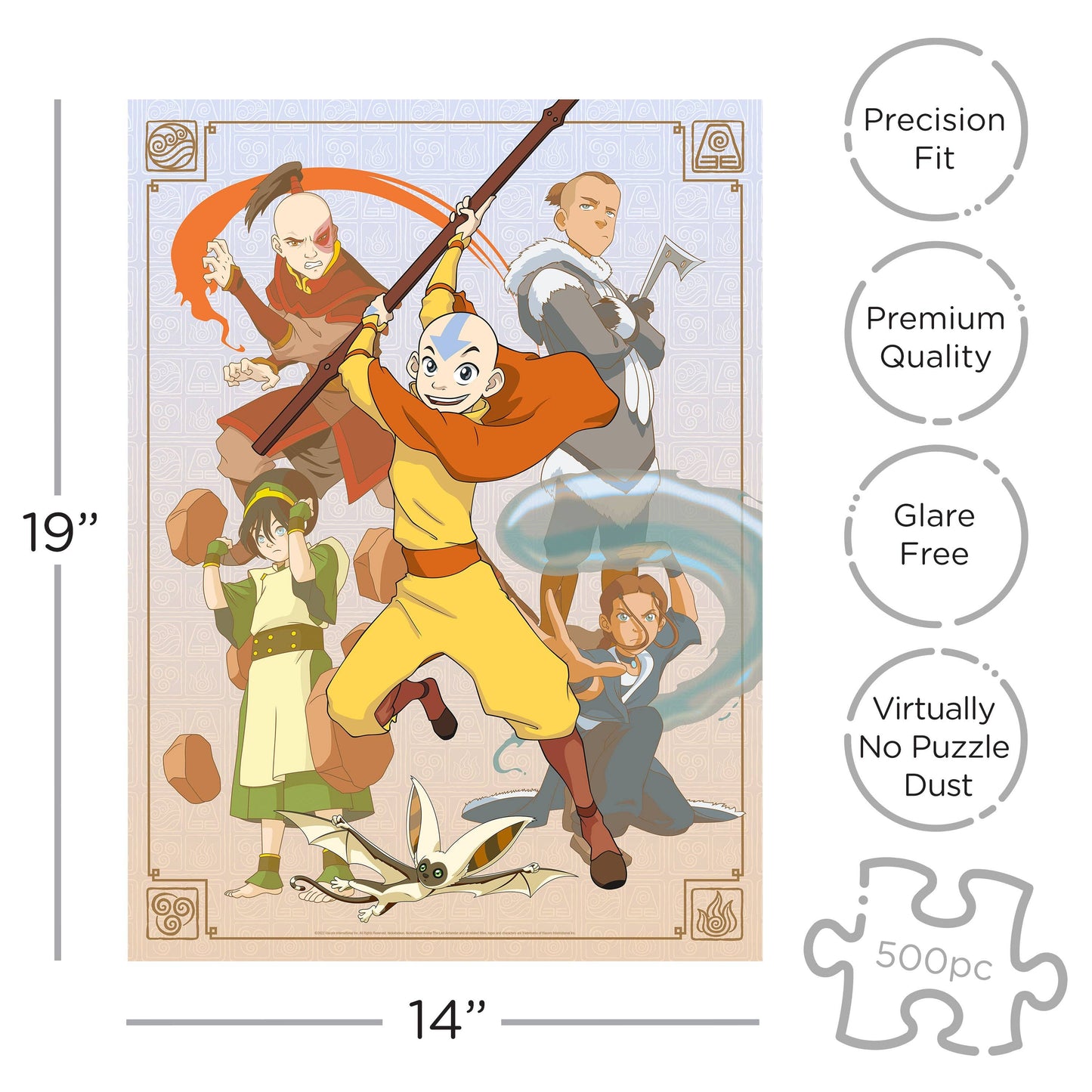 Avatar The Last Airbender Cast 500pc