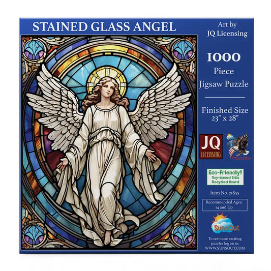 Stained Glass Angel 1000pc