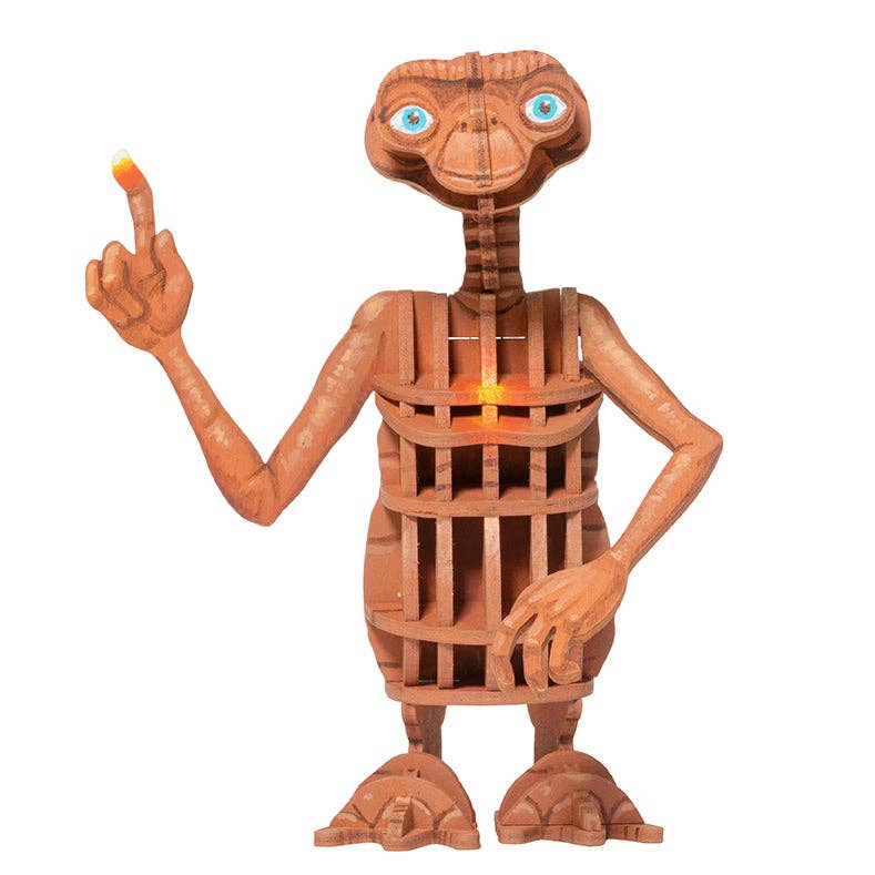 E.T. the Extra-Terrestrial Book and 3D Wood Model